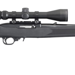 Ruger 10/22 Carbine .22LR Semi Auto Rifle - 10+1 Rounds | 18.5" Barrel | Black Synthetic Stock | Blue/Black
