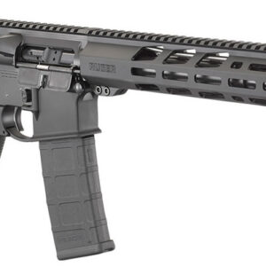 Ruger AR-556 16.1" 223 Remington/5.56 NATO AR15 Semi Auto Rifle - 30 Rounds | 16.1" Barrel | 6-Position Stock | Synthetic | Blue/Black